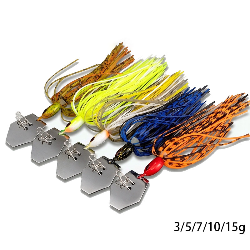 Fishing Lure Buzzbait - 6pcs Spinnerbait Fishing Lure Wire Bait