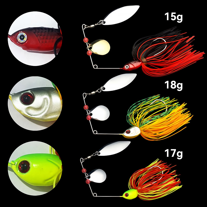Bazooka 15g 18g Spinnerbait Fi - Fishing Lure Jerkbait review and price