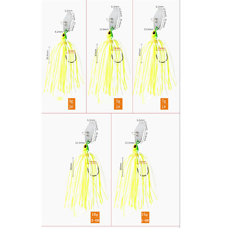 6pcs Spinnerbait Fishing Lure  - Fishing Lure Buzzbait review and price
