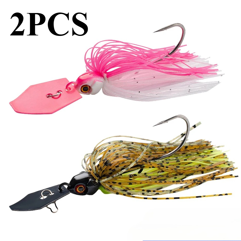 2Pcs Spinner Bait 7g/9g/12g/14 - Fishing Lure Blade Bait review and price