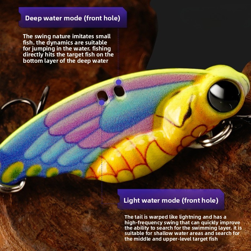 VIB Vibration Spoon Bait Bass  - Fishing Lure Spoon review and price